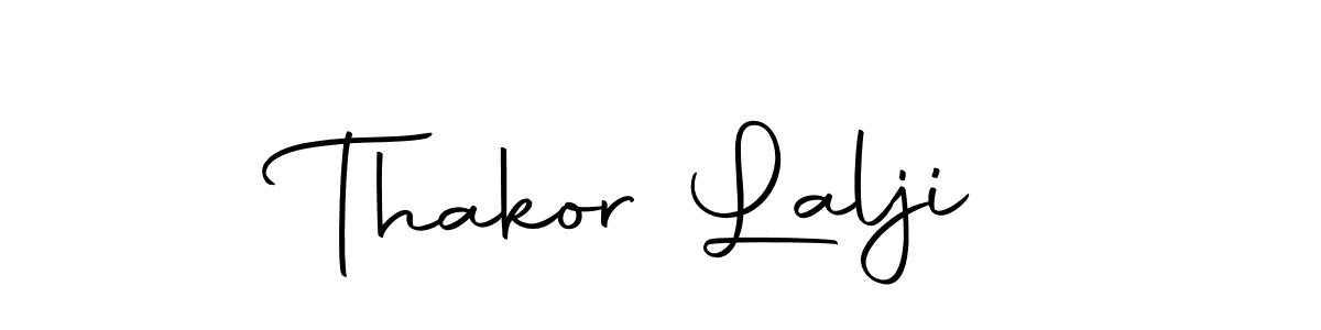 Create a beautiful signature design for name Thakor Lalji. With this signature (Autography-DOLnW) fonts, you can make a handwritten signature for free. Thakor Lalji signature style 10 images and pictures png