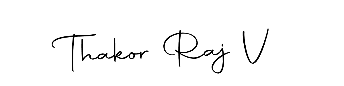 It looks lik you need a new signature style for name Thakor Raj V. Design unique handwritten (Autography-DOLnW) signature with our free signature maker in just a few clicks. Thakor Raj V signature style 10 images and pictures png