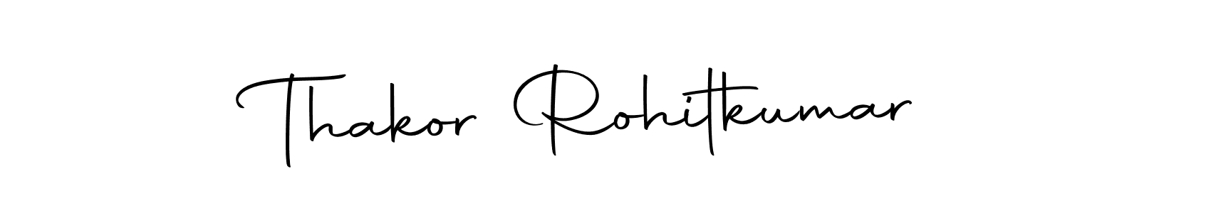 You can use this online signature creator to create a handwritten signature for the name Thakor Rohitkumar. This is the best online autograph maker. Thakor Rohitkumar signature style 10 images and pictures png