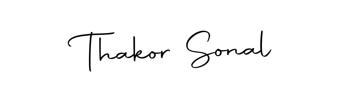 Make a beautiful signature design for name Thakor Sonal. Use this online signature maker to create a handwritten signature for free. Thakor Sonal signature style 10 images and pictures png