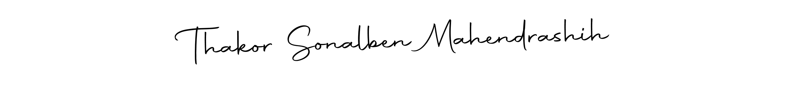 Make a short Thakor Sonalben Mahendrashih signature style. Manage your documents anywhere anytime using Autography-DOLnW. Create and add eSignatures, submit forms, share and send files easily. Thakor Sonalben Mahendrashih signature style 10 images and pictures png