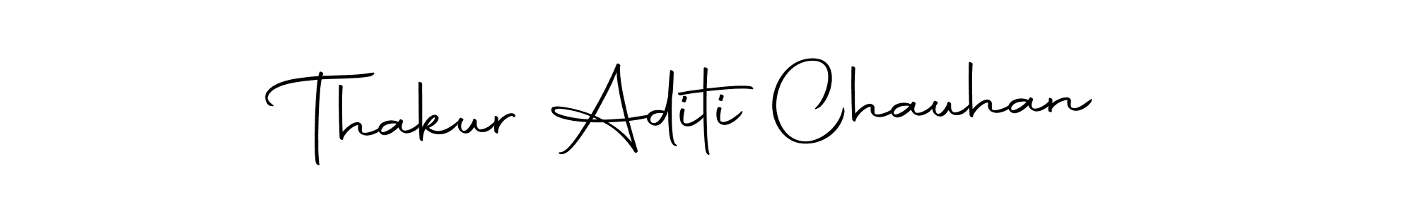 You can use this online signature creator to create a handwritten signature for the name Thakur Aditi Chauhan. This is the best online autograph maker. Thakur Aditi Chauhan signature style 10 images and pictures png
