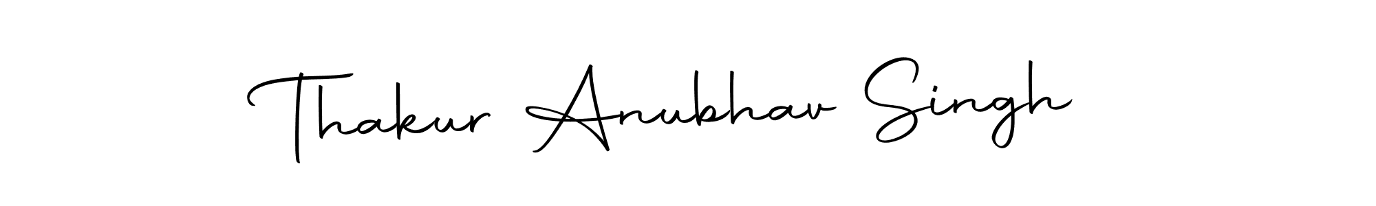 Use a signature maker to create a handwritten signature online. With this signature software, you can design (Autography-DOLnW) your own signature for name Thakur Anubhav Singh. Thakur Anubhav Singh signature style 10 images and pictures png