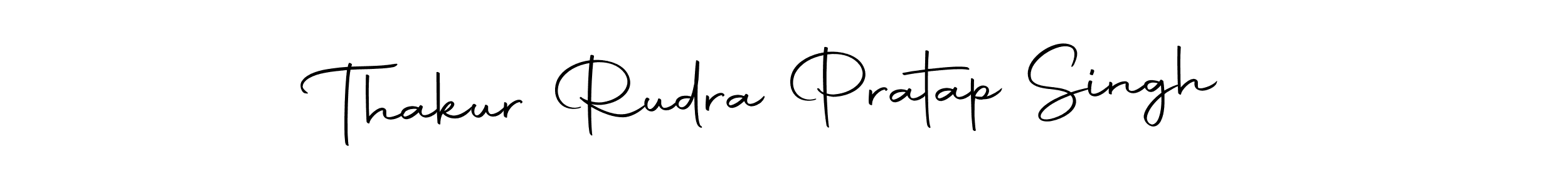 How to make Thakur Rudra Pratap Singh name signature. Use Autography-DOLnW style for creating short signs online. This is the latest handwritten sign. Thakur Rudra Pratap Singh signature style 10 images and pictures png