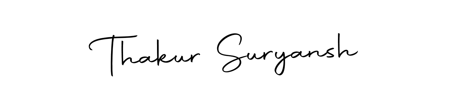 Make a short Thakur Suryansh signature style. Manage your documents anywhere anytime using Autography-DOLnW. Create and add eSignatures, submit forms, share and send files easily. Thakur Suryansh signature style 10 images and pictures png