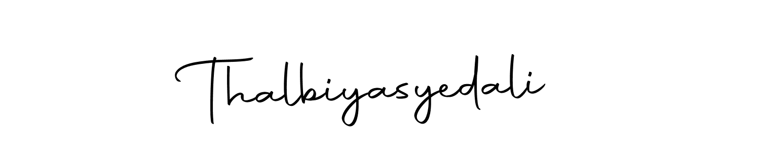 Also we have Thalbiyasyedali name is the best signature style. Create professional handwritten signature collection using Autography-DOLnW autograph style. Thalbiyasyedali signature style 10 images and pictures png