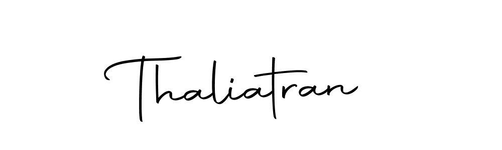 How to make Thaliatran name signature. Use Autography-DOLnW style for creating short signs online. This is the latest handwritten sign. Thaliatran signature style 10 images and pictures png