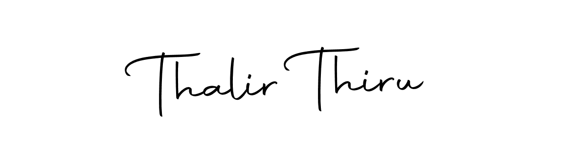 Design your own signature with our free online signature maker. With this signature software, you can create a handwritten (Autography-DOLnW) signature for name Thalir Thiru. Thalir Thiru signature style 10 images and pictures png