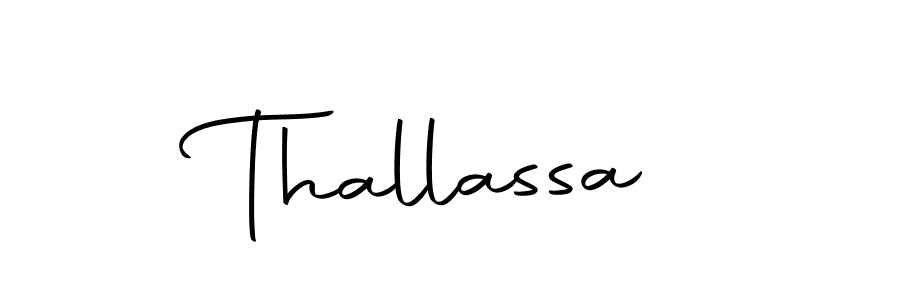 Use a signature maker to create a handwritten signature online. With this signature software, you can design (Autography-DOLnW) your own signature for name Thallassa. Thallassa signature style 10 images and pictures png
