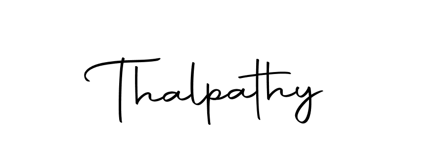 Create a beautiful signature design for name Thalpathy. With this signature (Autography-DOLnW) fonts, you can make a handwritten signature for free. Thalpathy signature style 10 images and pictures png