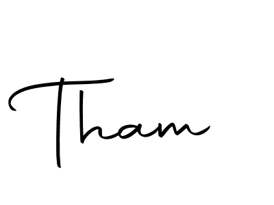 The best way (Autography-DOLnW) to make a short signature is to pick only two or three words in your name. The name Tham include a total of six letters. For converting this name. Tham signature style 10 images and pictures png