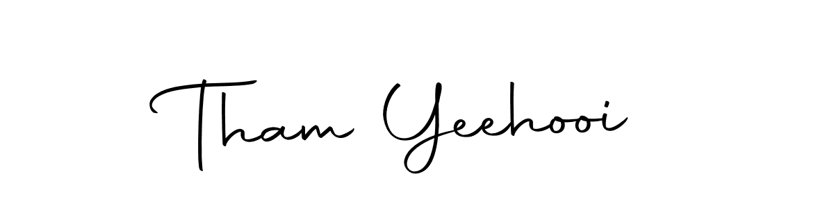 Design your own signature with our free online signature maker. With this signature software, you can create a handwritten (Autography-DOLnW) signature for name Tham Yeehooi. Tham Yeehooi signature style 10 images and pictures png