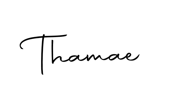 The best way (Autography-DOLnW) to make a short signature is to pick only two or three words in your name. The name Thamae include a total of six letters. For converting this name. Thamae signature style 10 images and pictures png