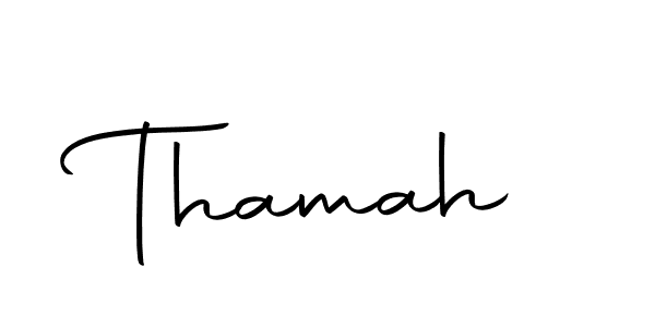 Also we have Thamah name is the best signature style. Create professional handwritten signature collection using Autography-DOLnW autograph style. Thamah signature style 10 images and pictures png