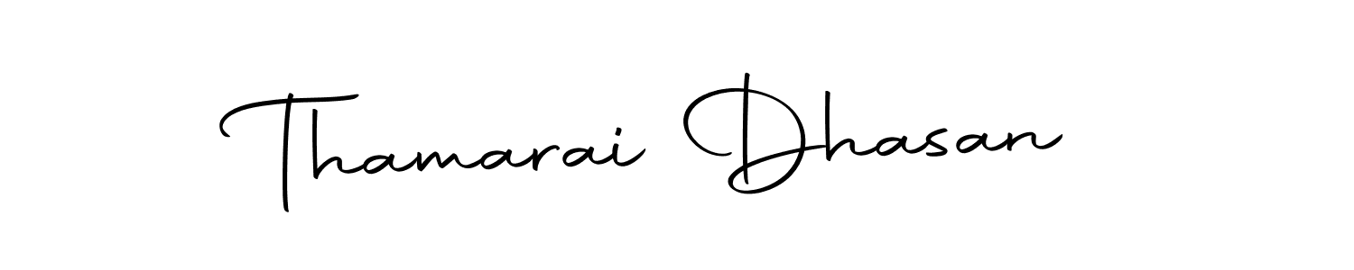 You should practise on your own different ways (Autography-DOLnW) to write your name (Thamarai Dhasan) in signature. don't let someone else do it for you. Thamarai Dhasan signature style 10 images and pictures png