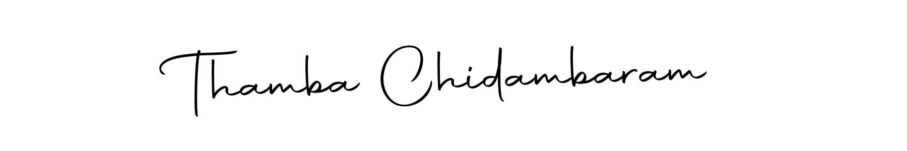 Use a signature maker to create a handwritten signature online. With this signature software, you can design (Autography-DOLnW) your own signature for name Thamba Chidambaram. Thamba Chidambaram signature style 10 images and pictures png