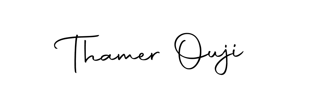 Here are the top 10 professional signature styles for the name Thamer Ouji. These are the best autograph styles you can use for your name. Thamer Ouji signature style 10 images and pictures png