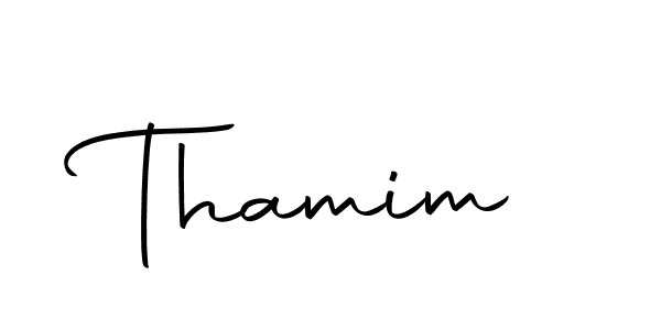 Make a beautiful signature design for name Thamim. With this signature (Autography-DOLnW) style, you can create a handwritten signature for free. Thamim signature style 10 images and pictures png