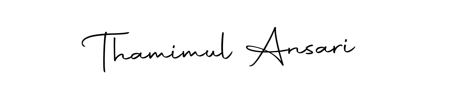 It looks lik you need a new signature style for name Thamimul Ansari. Design unique handwritten (Autography-DOLnW) signature with our free signature maker in just a few clicks. Thamimul Ansari signature style 10 images and pictures png