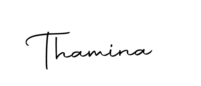 You should practise on your own different ways (Autography-DOLnW) to write your name (Thamina) in signature. don't let someone else do it for you. Thamina signature style 10 images and pictures png