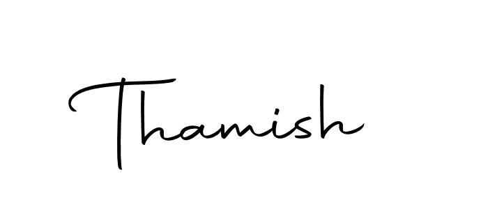 How to make Thamish name signature. Use Autography-DOLnW style for creating short signs online. This is the latest handwritten sign. Thamish signature style 10 images and pictures png