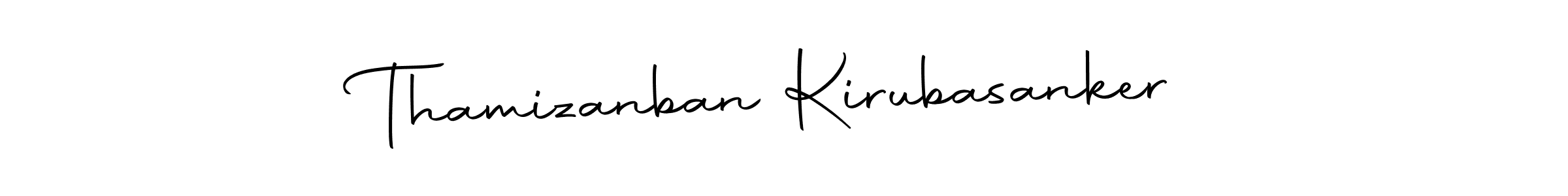 Use a signature maker to create a handwritten signature online. With this signature software, you can design (Autography-DOLnW) your own signature for name Thamizanban Kirubasanker. Thamizanban Kirubasanker signature style 10 images and pictures png