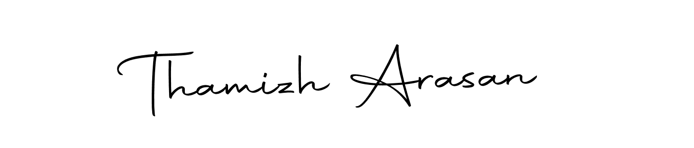 Design your own signature with our free online signature maker. With this signature software, you can create a handwritten (Autography-DOLnW) signature for name Thamizh Arasan. Thamizh Arasan signature style 10 images and pictures png