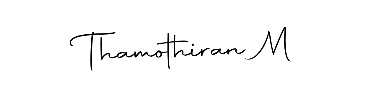 Design your own signature with our free online signature maker. With this signature software, you can create a handwritten (Autography-DOLnW) signature for name Thamothiran M. Thamothiran M signature style 10 images and pictures png