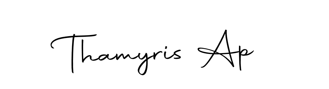 if you are searching for the best signature style for your name Thamyris Ap. so please give up your signature search. here we have designed multiple signature styles  using Autography-DOLnW. Thamyris Ap signature style 10 images and pictures png