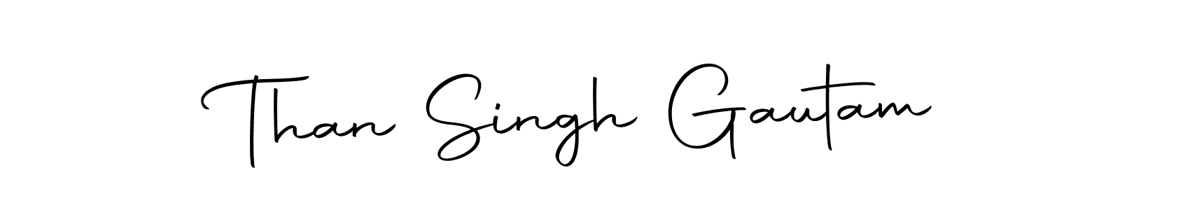 Make a beautiful signature design for name Than Singh Gautam. Use this online signature maker to create a handwritten signature for free. Than Singh Gautam signature style 10 images and pictures png