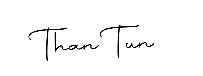 if you are searching for the best signature style for your name Than Tun. so please give up your signature search. here we have designed multiple signature styles  using Autography-DOLnW. Than Tun signature style 10 images and pictures png