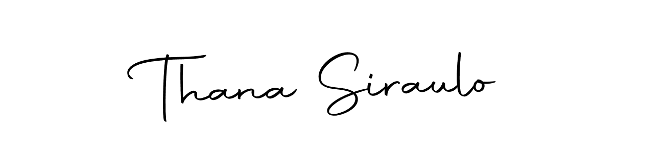 if you are searching for the best signature style for your name Thana Siraulo. so please give up your signature search. here we have designed multiple signature styles  using Autography-DOLnW. Thana Siraulo signature style 10 images and pictures png