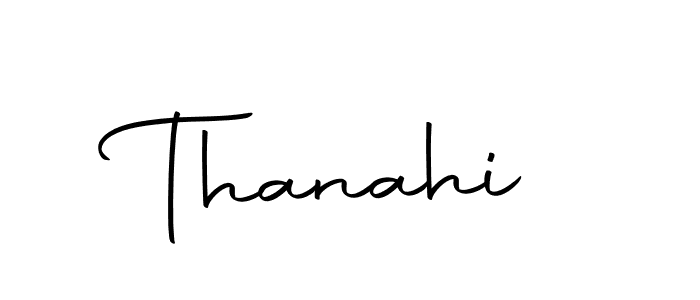 The best way (Autography-DOLnW) to make a short signature is to pick only two or three words in your name. The name Thanahi include a total of six letters. For converting this name. Thanahi signature style 10 images and pictures png