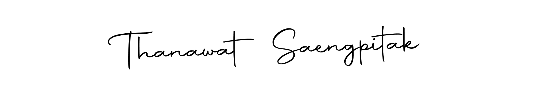 You should practise on your own different ways (Autography-DOLnW) to write your name (Thanawat Saengpitak) in signature. don't let someone else do it for you. Thanawat Saengpitak signature style 10 images and pictures png