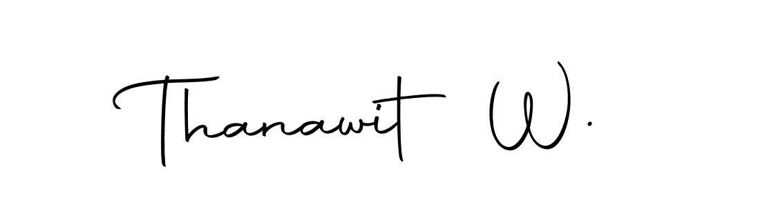 How to Draw Thanawit W. signature style? Autography-DOLnW is a latest design signature styles for name Thanawit W.. Thanawit W. signature style 10 images and pictures png