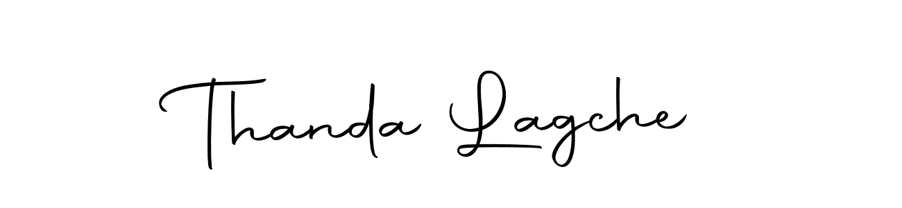 Make a beautiful signature design for name Thanda Lagche. Use this online signature maker to create a handwritten signature for free. Thanda Lagche signature style 10 images and pictures png