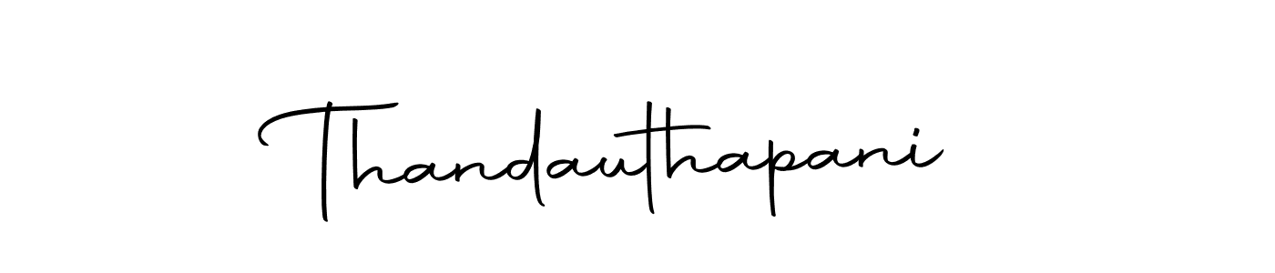 Create a beautiful signature design for name Thandauthapani. With this signature (Autography-DOLnW) fonts, you can make a handwritten signature for free. Thandauthapani signature style 10 images and pictures png