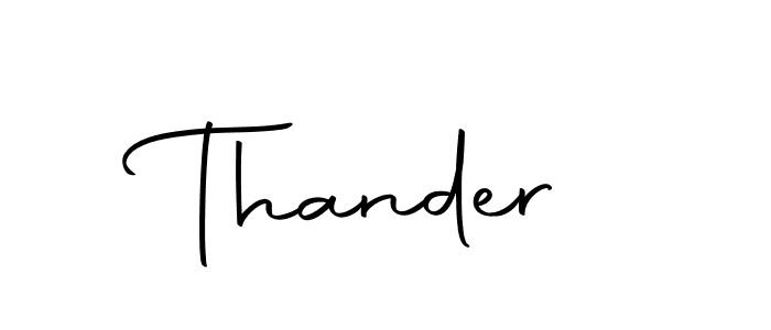 The best way (Autography-DOLnW) to make a short signature is to pick only two or three words in your name. The name Thander include a total of six letters. For converting this name. Thander signature style 10 images and pictures png