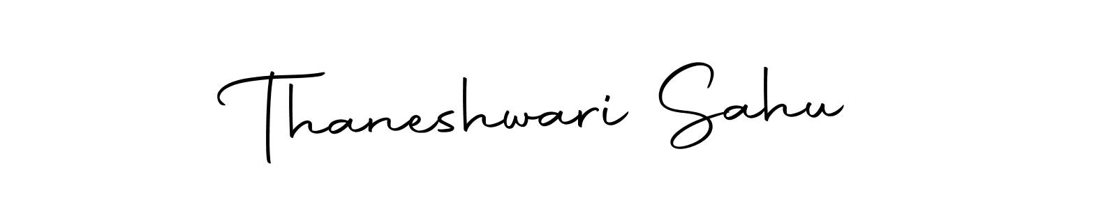 This is the best signature style for the Thaneshwari Sahu name. Also you like these signature font (Autography-DOLnW). Mix name signature. Thaneshwari Sahu signature style 10 images and pictures png