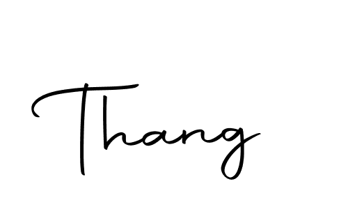 The best way (Autography-DOLnW) to make a short signature is to pick only two or three words in your name. The name Thang include a total of six letters. For converting this name. Thang signature style 10 images and pictures png