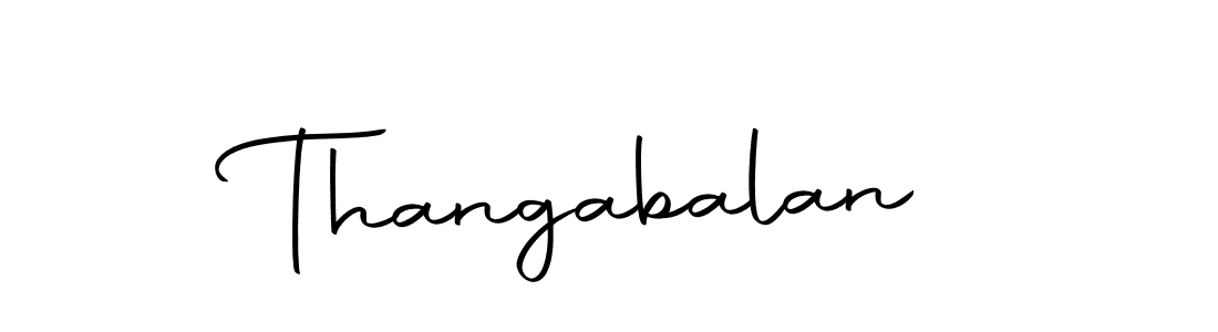 Create a beautiful signature design for name Thangabalan. With this signature (Autography-DOLnW) fonts, you can make a handwritten signature for free. Thangabalan signature style 10 images and pictures png