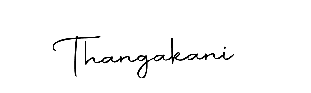 You can use this online signature creator to create a handwritten signature for the name Thangakani. This is the best online autograph maker. Thangakani signature style 10 images and pictures png
