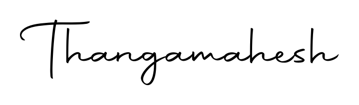 Explore multiple handwriting variations for Thangamahesh including this stunning Autography-DOLnW design. Free to use across all platforms. Thangamahesh signature style 10 images and pictures png