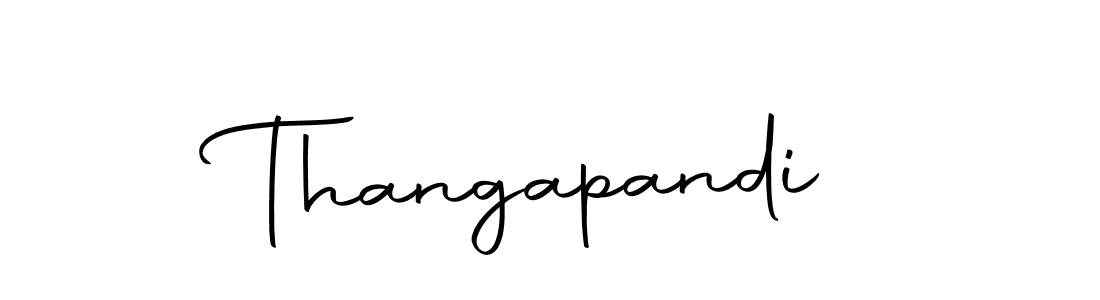 The best way (Autography-DOLnW) to make a short signature is to pick only two or three words in your name. The name Thangapandi include a total of six letters. For converting this name. Thangapandi signature style 10 images and pictures png
