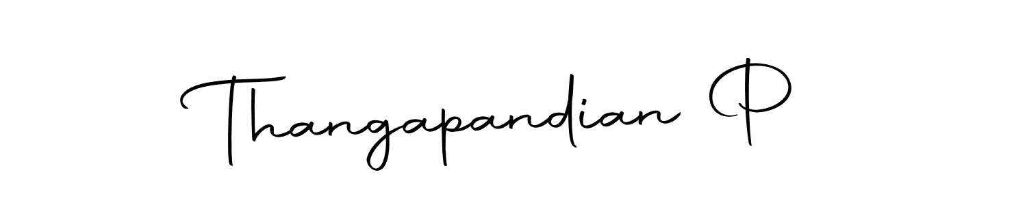 Make a beautiful signature design for name Thangapandian P. With this signature (Autography-DOLnW) style, you can create a handwritten signature for free. Thangapandian P signature style 10 images and pictures png