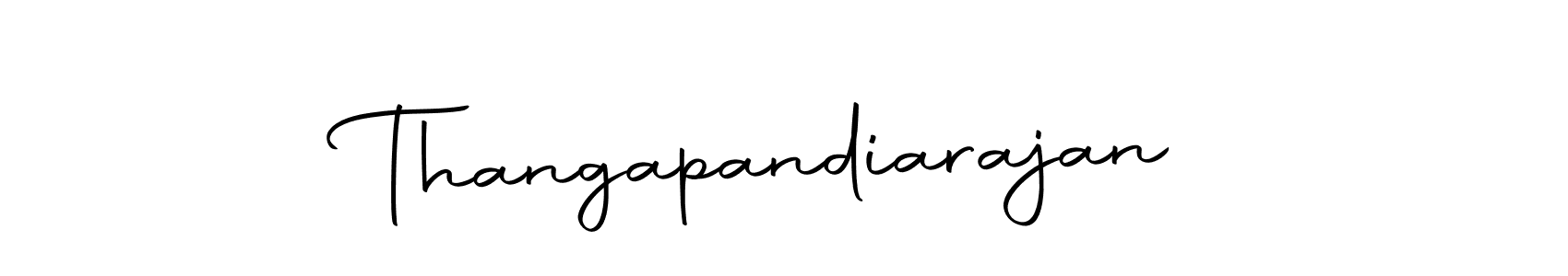 How to make Thangapandiarajan name signature. Use Autography-DOLnW style for creating short signs online. This is the latest handwritten sign. Thangapandiarajan signature style 10 images and pictures png