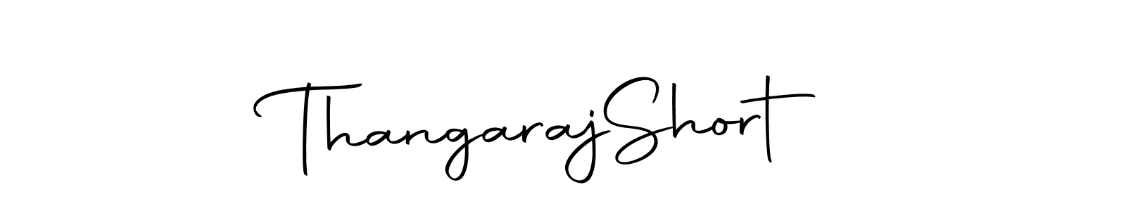 You should practise on your own different ways (Autography-DOLnW) to write your name (Thangaraj  Short) in signature. don't let someone else do it for you. Thangaraj  Short signature style 10 images and pictures png