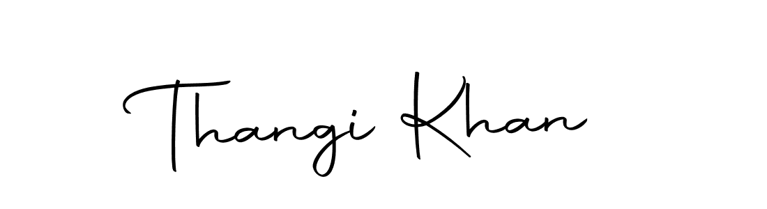 Use a signature maker to create a handwritten signature online. With this signature software, you can design (Autography-DOLnW) your own signature for name Thangi Khan. Thangi Khan signature style 10 images and pictures png
