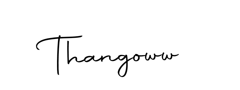 Make a beautiful signature design for name Thangoww. With this signature (Autography-DOLnW) style, you can create a handwritten signature for free. Thangoww signature style 10 images and pictures png