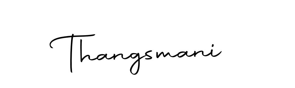 Create a beautiful signature design for name Thangsmani. With this signature (Autography-DOLnW) fonts, you can make a handwritten signature for free. Thangsmani signature style 10 images and pictures png